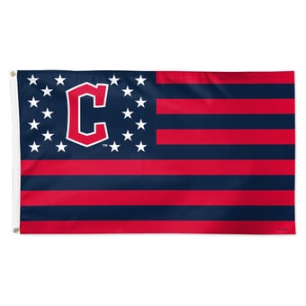 WinCraft Cleveland Guardians 3' x 5' Americana Deluxe Single-Sided Flag