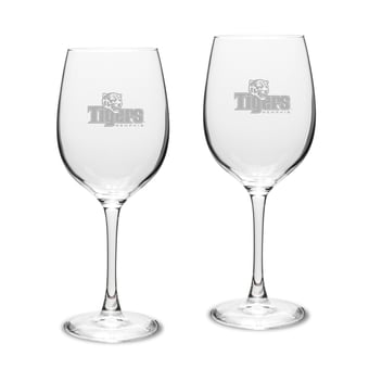 Memphis Tigers 2-Piece 16oz. Traditional White Wine Glass Set