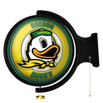 Oregon Ducks Mascot 21'' x 23'' Rotating Lighted Wall Sign