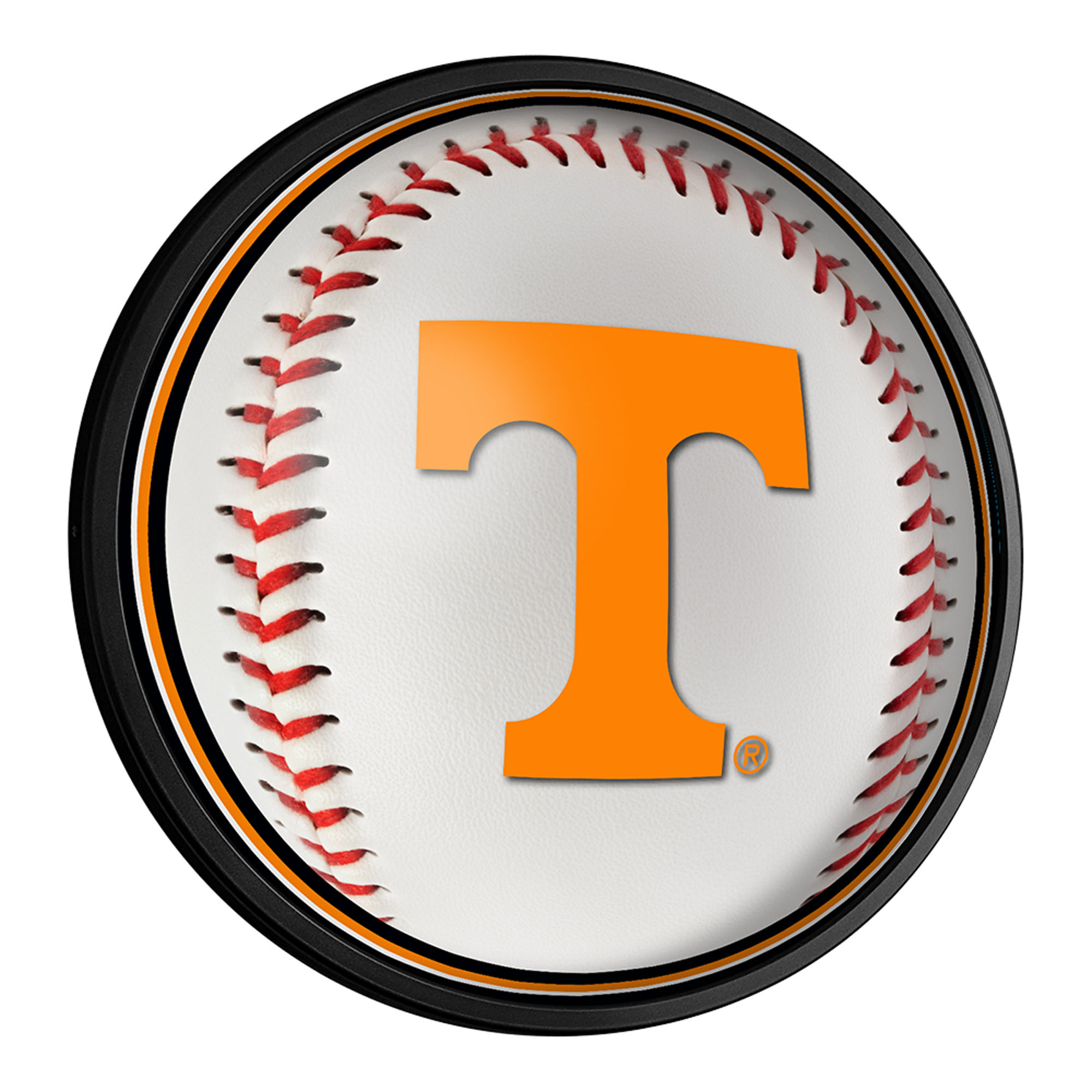Tennessee Volunteers Baseball 18'' Round Slimline Illuminated Wall Sign