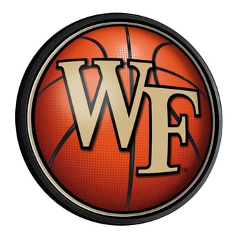 Wake Forest Demon Deacons Basketball 18'' Round Slimline Illuminated Wall Sign