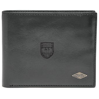 Men's Fossil UChicago Maroons Leather Ryan RFID Flip ID Bifold Wallet