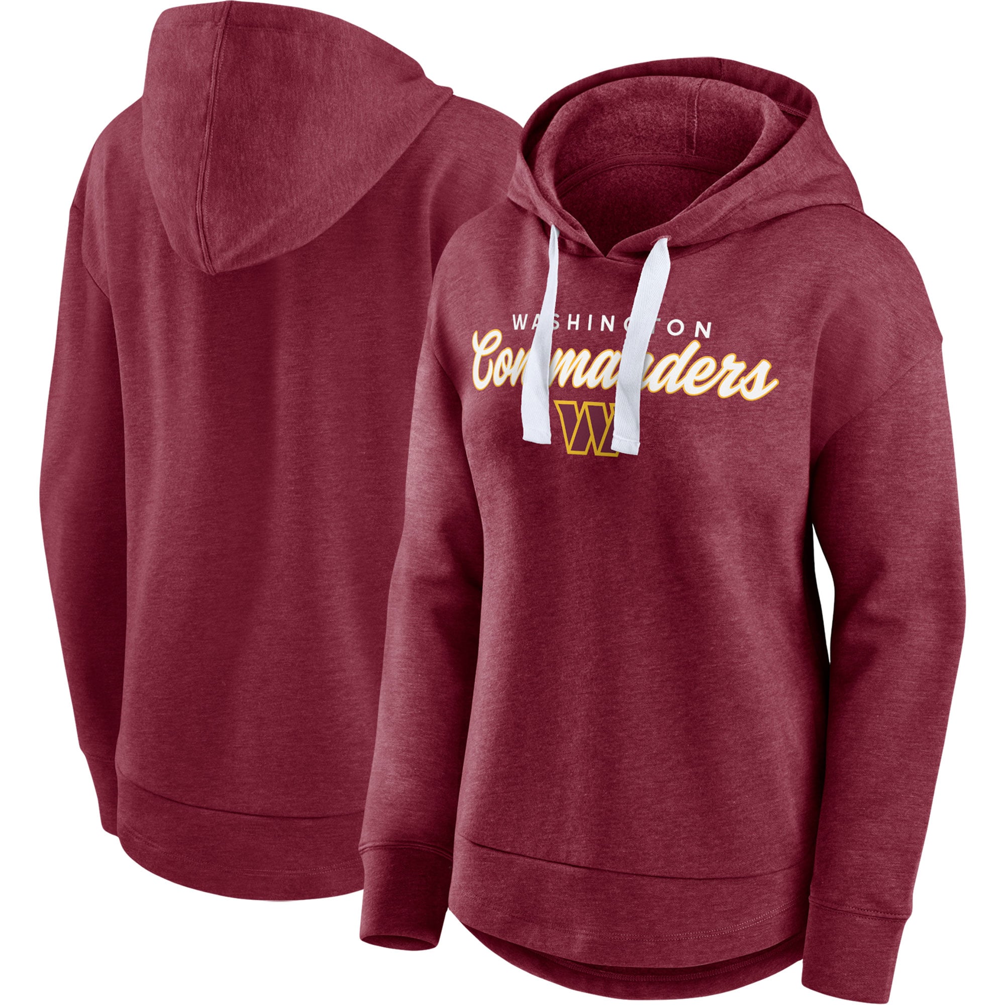 Women’s Fanatics Heather Burgundy Washington Commanders Set To Fly Pullover Hoodie Women’s Fanatics Heather Burgundy Washington Commanders Set To Fly Pullover Hoodie