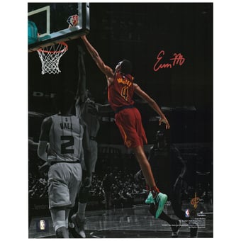 Evan Mobley Cleveland Cavaliers Autographed 11'' x 14'' Dunk vs. Hornets Spotlight Photograph
