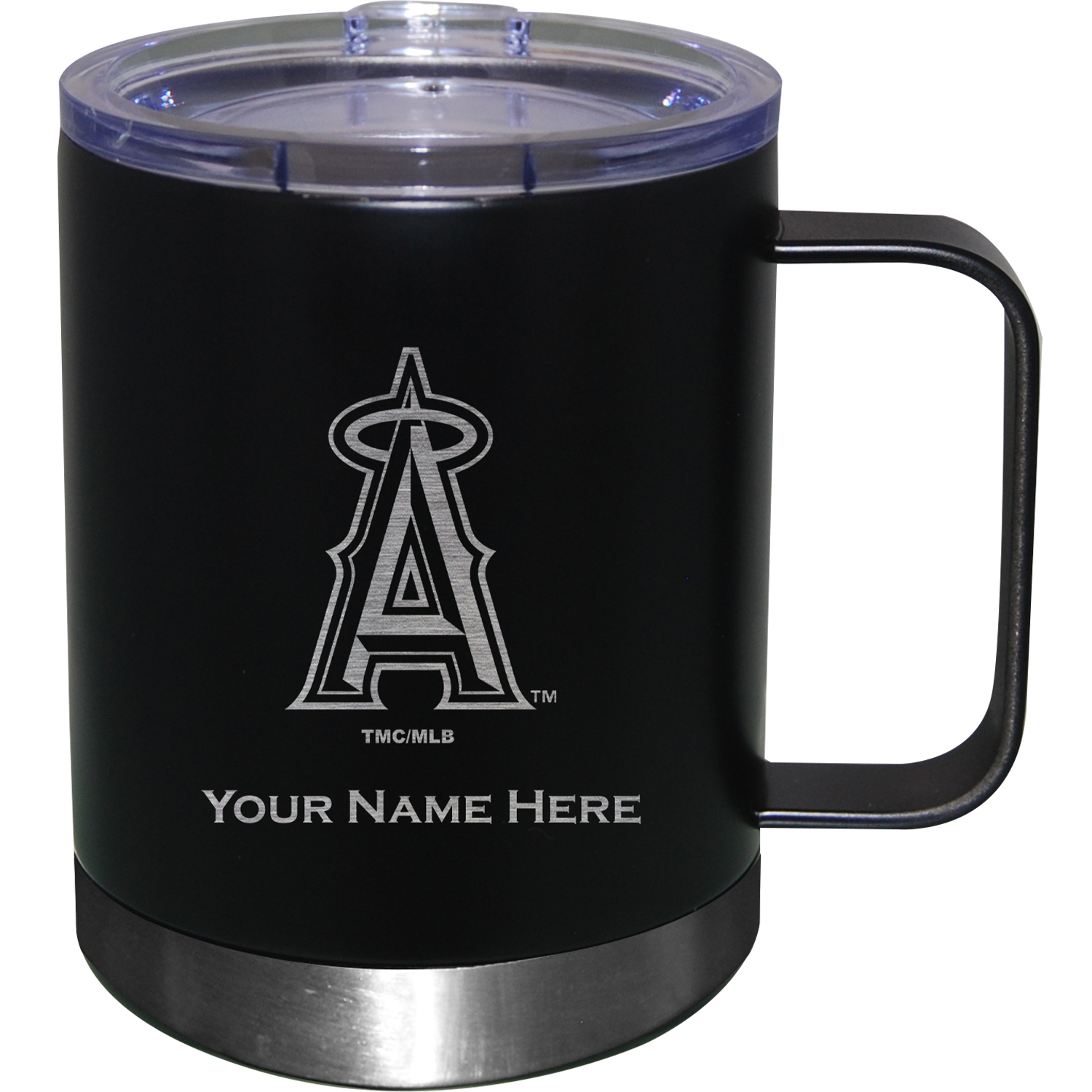 Los Angeles Angels 12oz. Personalized Stainless Steel Lowball with Handle
