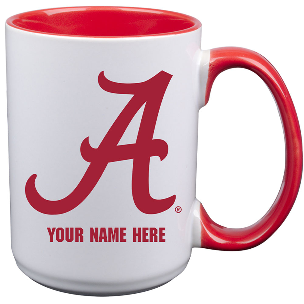 Alabama Crimson Tide 15oz. Personalized Ceramic Mug