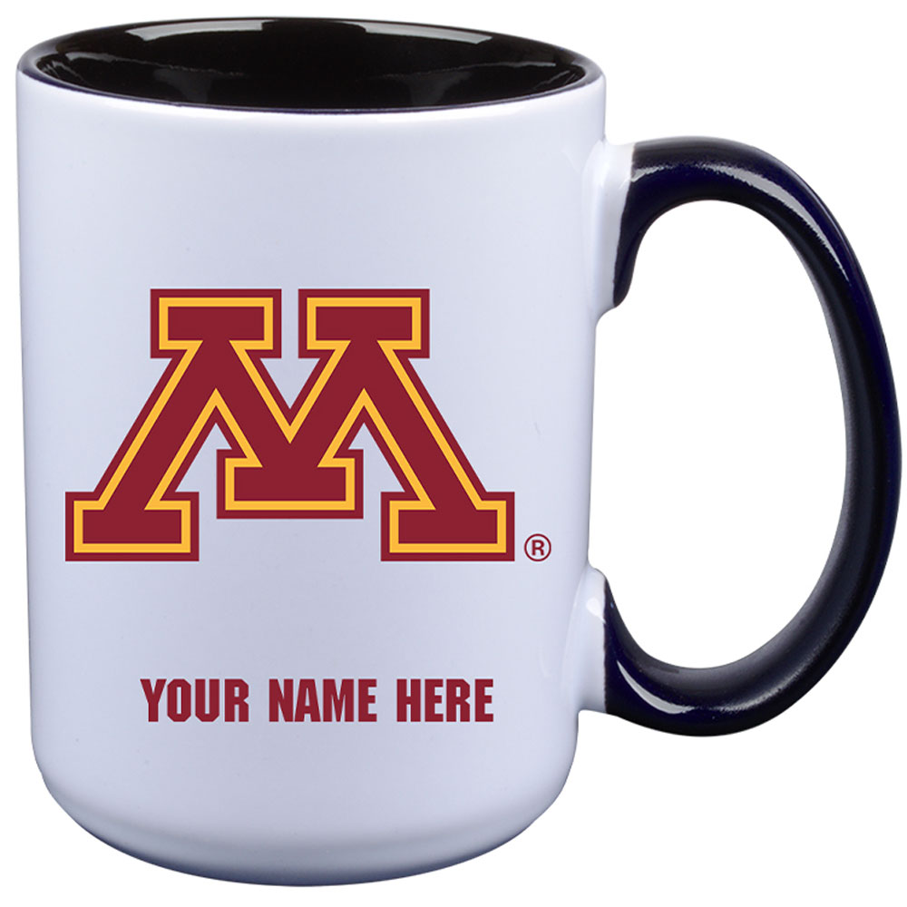 Minnesota Golden Gophers 15oz. Personalized Ceramic Mug