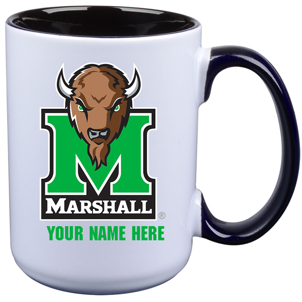 Marshall Thundering Herd 15oz. Personalized Ceramic Mug