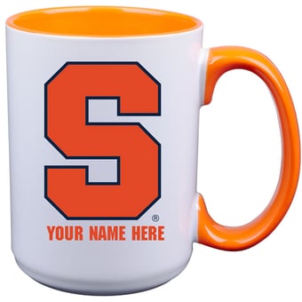 Syracuse Orange 15oz. Personalized Ceramic Mug