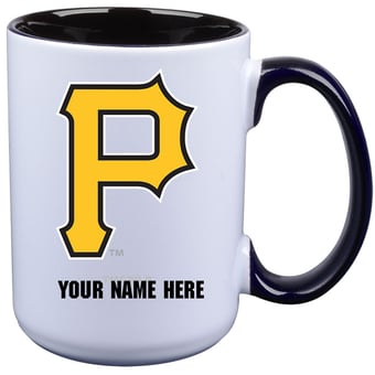 Pittsburgh Pirates 15oz. Personalized Ceramic Mug