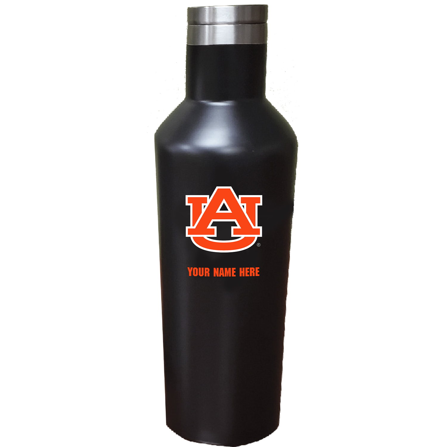 Auburn Tigers 17oz. Personalized Stainless Steel Infinity Bottle
