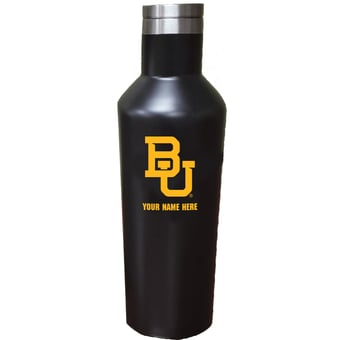 Baylor Bears 17oz. Personalized Stainless Steel Infinity Bottle