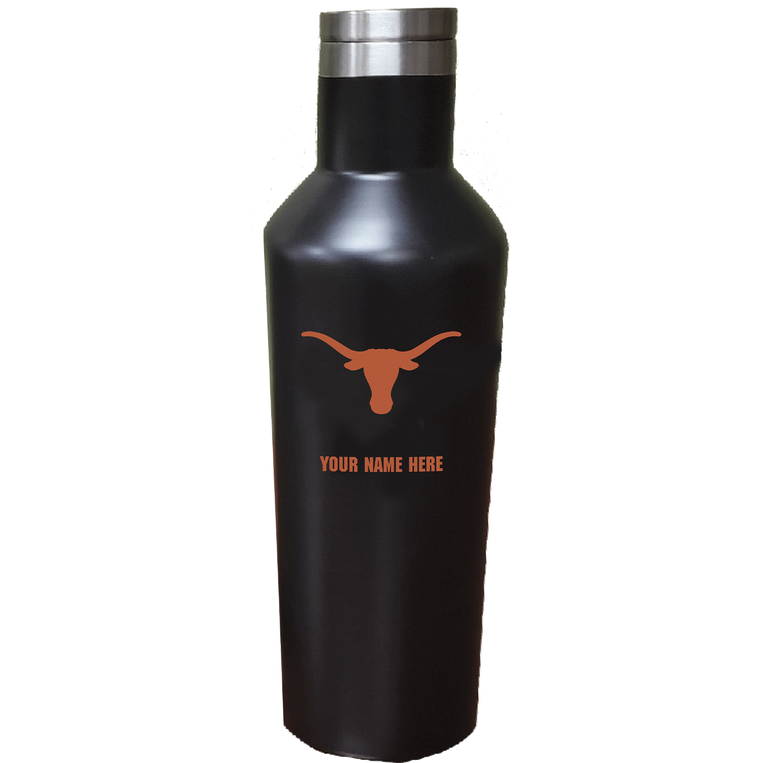 Texas Longhorns 17oz. Personalized Stainless Steel Infinity Bottle