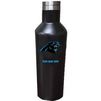 Carolina Panthers 17oz. Personalized Stainless Steel Infinity Bottle