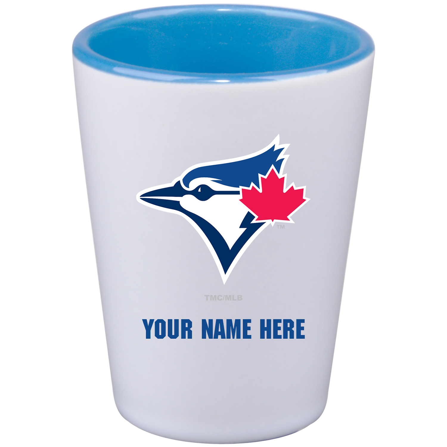 Toronto Blue Jays 2oz. Personalized Ceramic Shot Glass