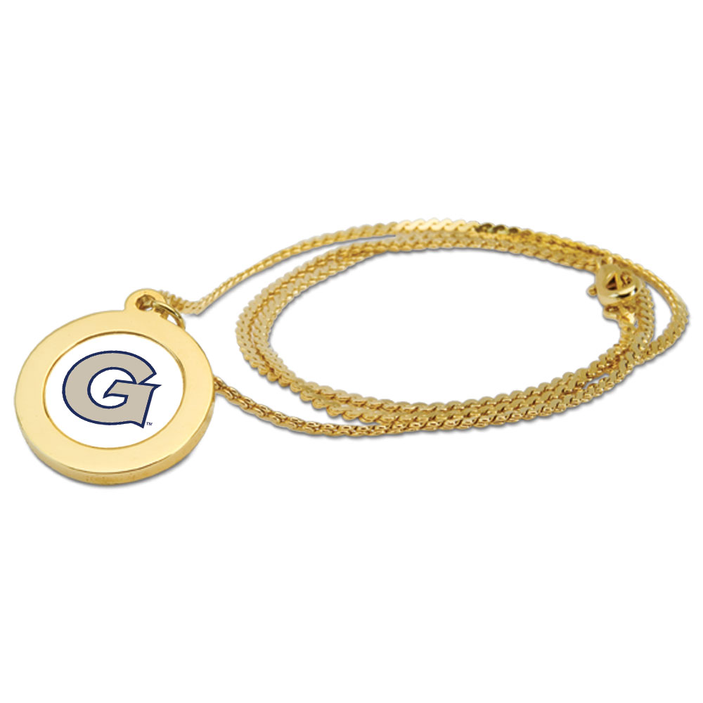 Women's Gold Georgetown Hoyas Pendant Necklace