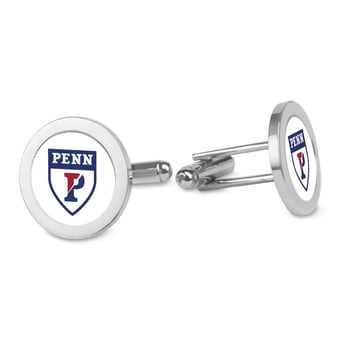 Silver Pennsylvania Quakers Cufflinks