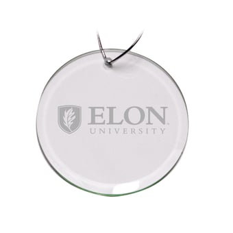 Elon Phoenix 3'' Glass Round Ornament