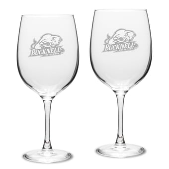 Bucknell Bison 19oz. 2-Piece Traditional Robusto Red Wine Table Glass Set