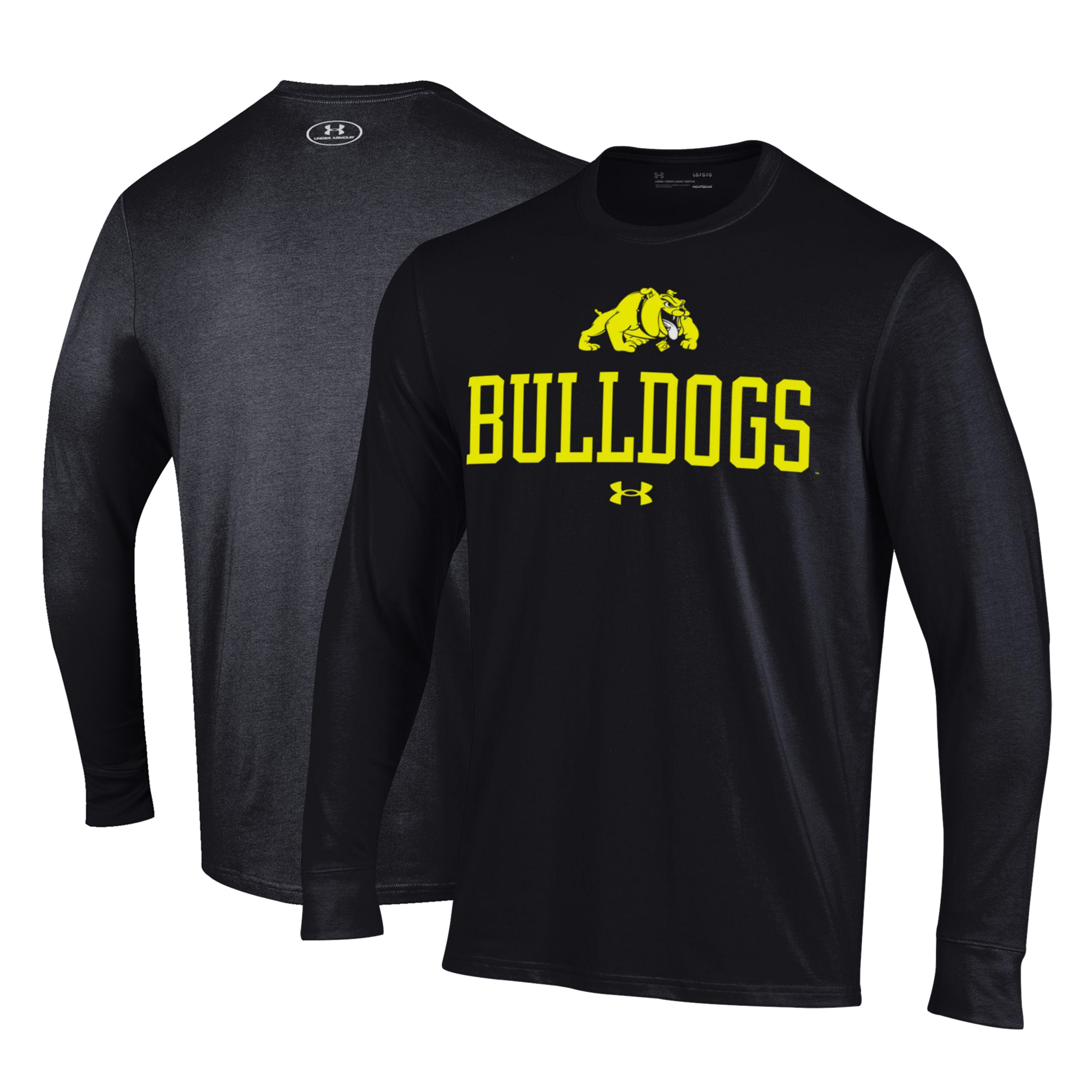 Men’s Under Armour Black Bowie State Bulldogs Performance Long Sleeve T-Shirt Men’s Under Armour Black Bowie State Bulldogs Performance Long Sleeve T-Shirt