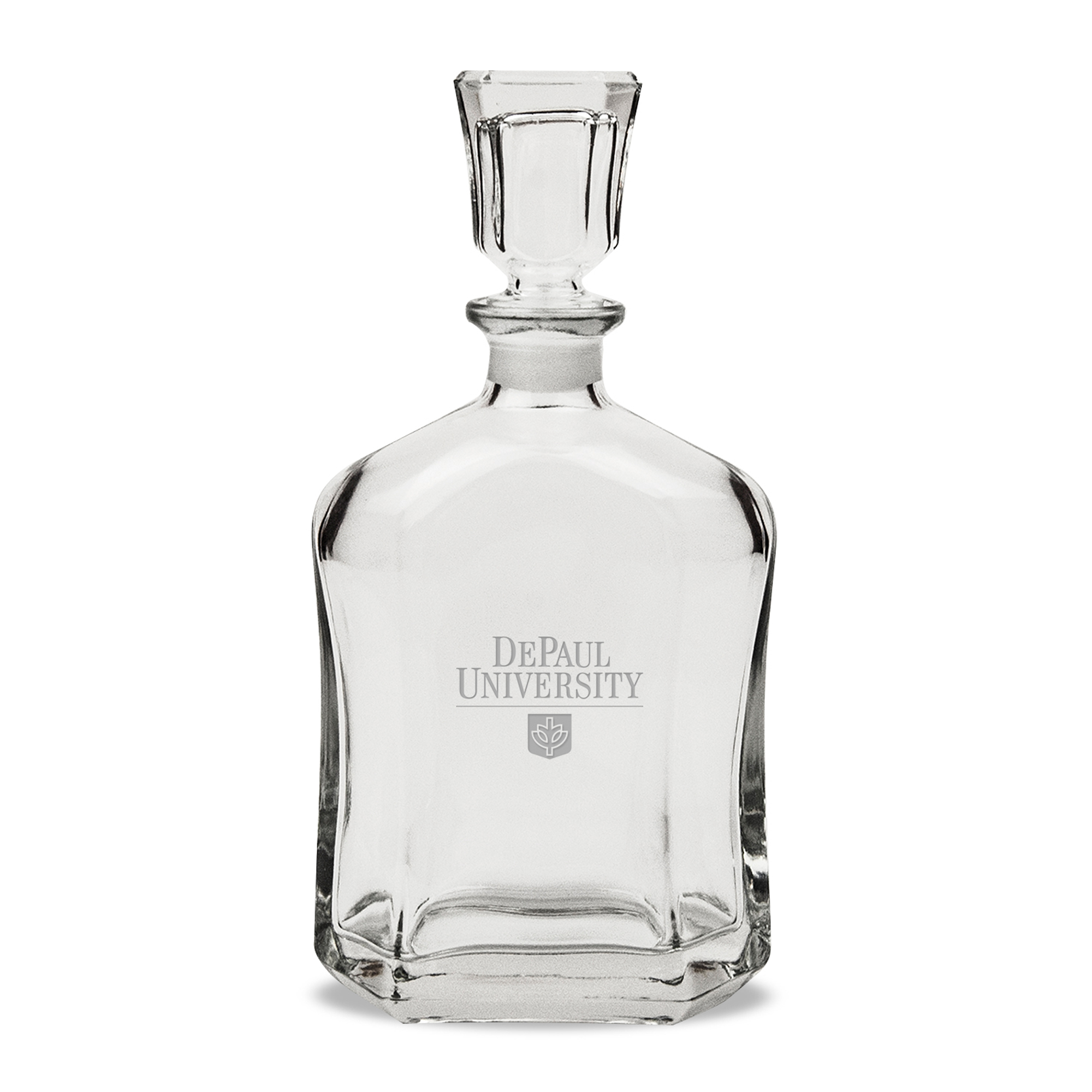 DePaul Blue Demons 23.75oz. Crystal Whisky Decanter