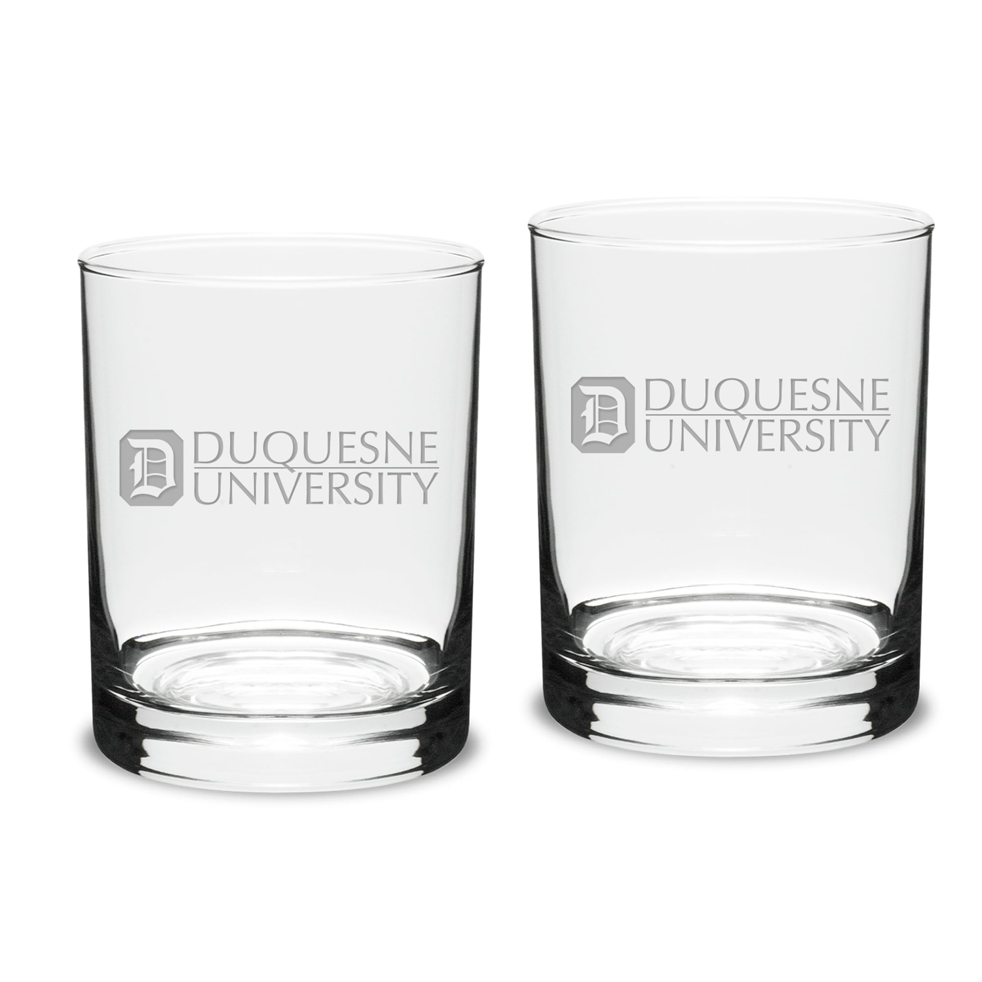 Duquesne Dukes 14oz. 2-Piece Classic Double Old Fashioned Glass Set