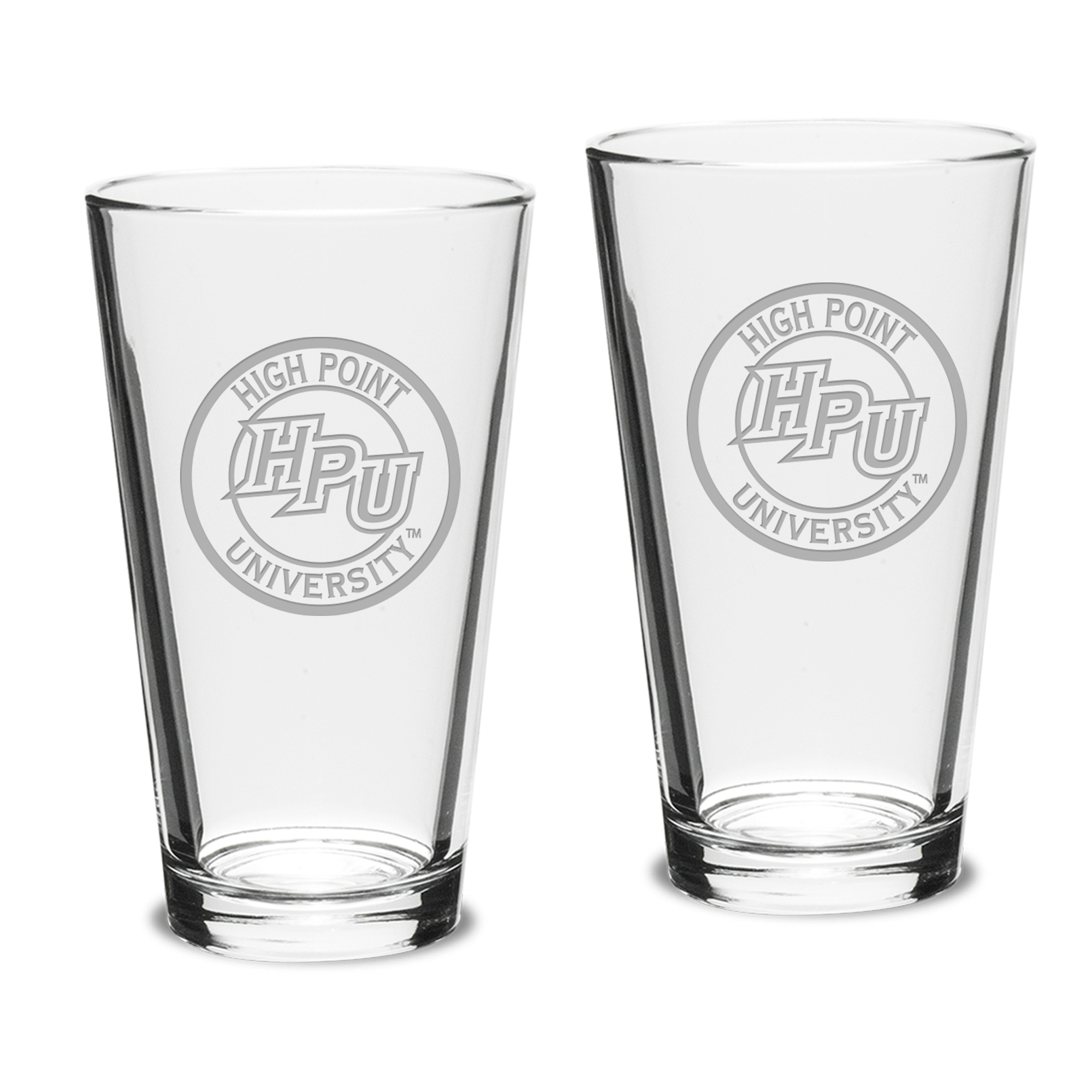 High Point Panthers 16oz. 2-Piece Classic Pub Glass Set