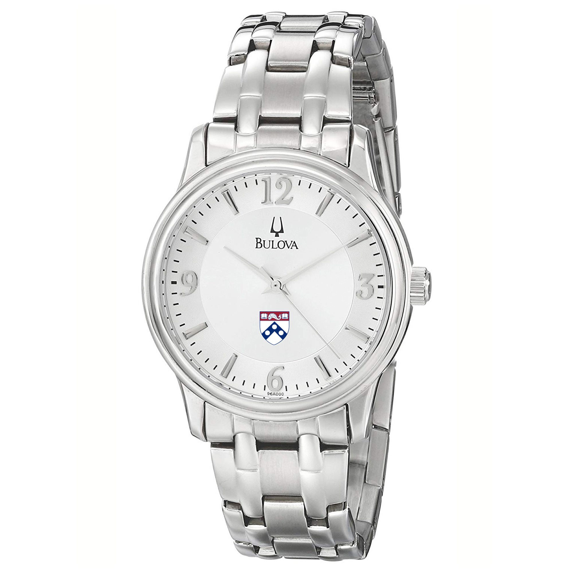Men's Bulova  Silver Pennsylvania Quakers