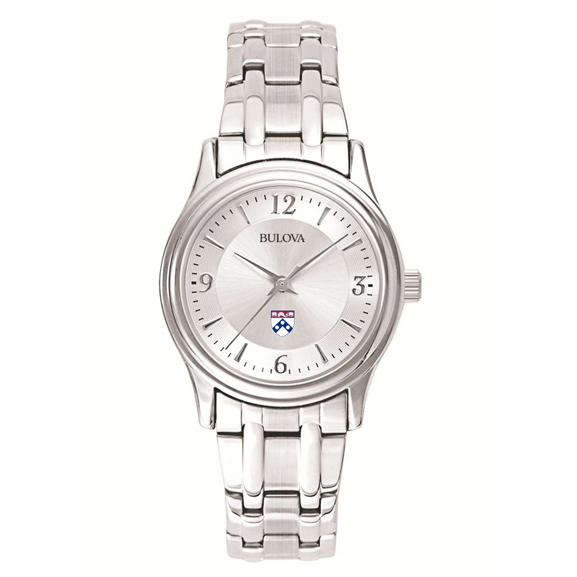Women's Pennsylvania Quakers Silver-Tone Dial Stainless Steel Quartz Watch