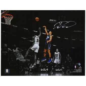 Jalen Suggs Orlando Magic Autographed 11'' x 14'' Floater Spotlight Photograph