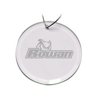 Rowan Profs 3'' Glass Round Ornament