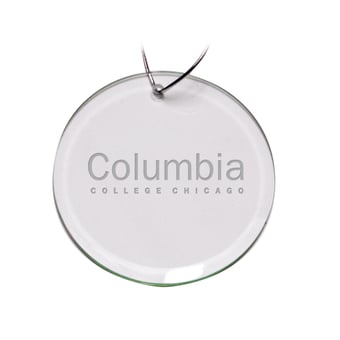 Columbia Renegades 3'' Glass Round Ornament