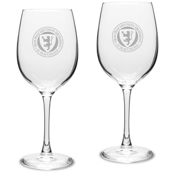 St. Olaf Oles 16oz. 2-Piece Traditional White Wine Glass Set