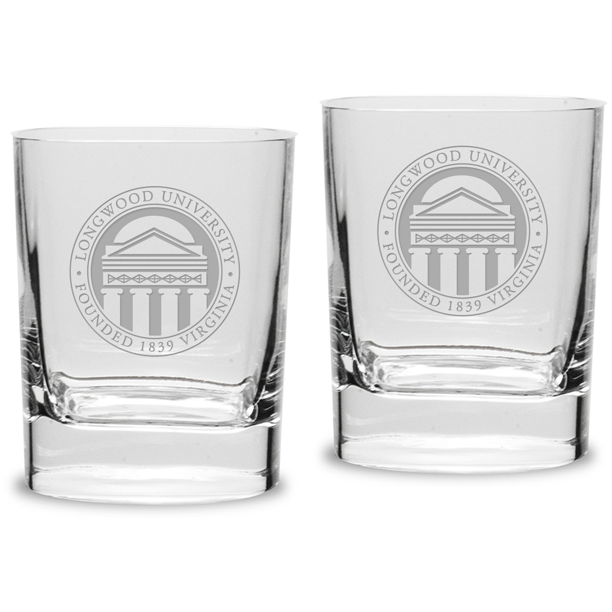 Longwood Lancers 11.75oz. Square Double Old Fashioned Glass Set