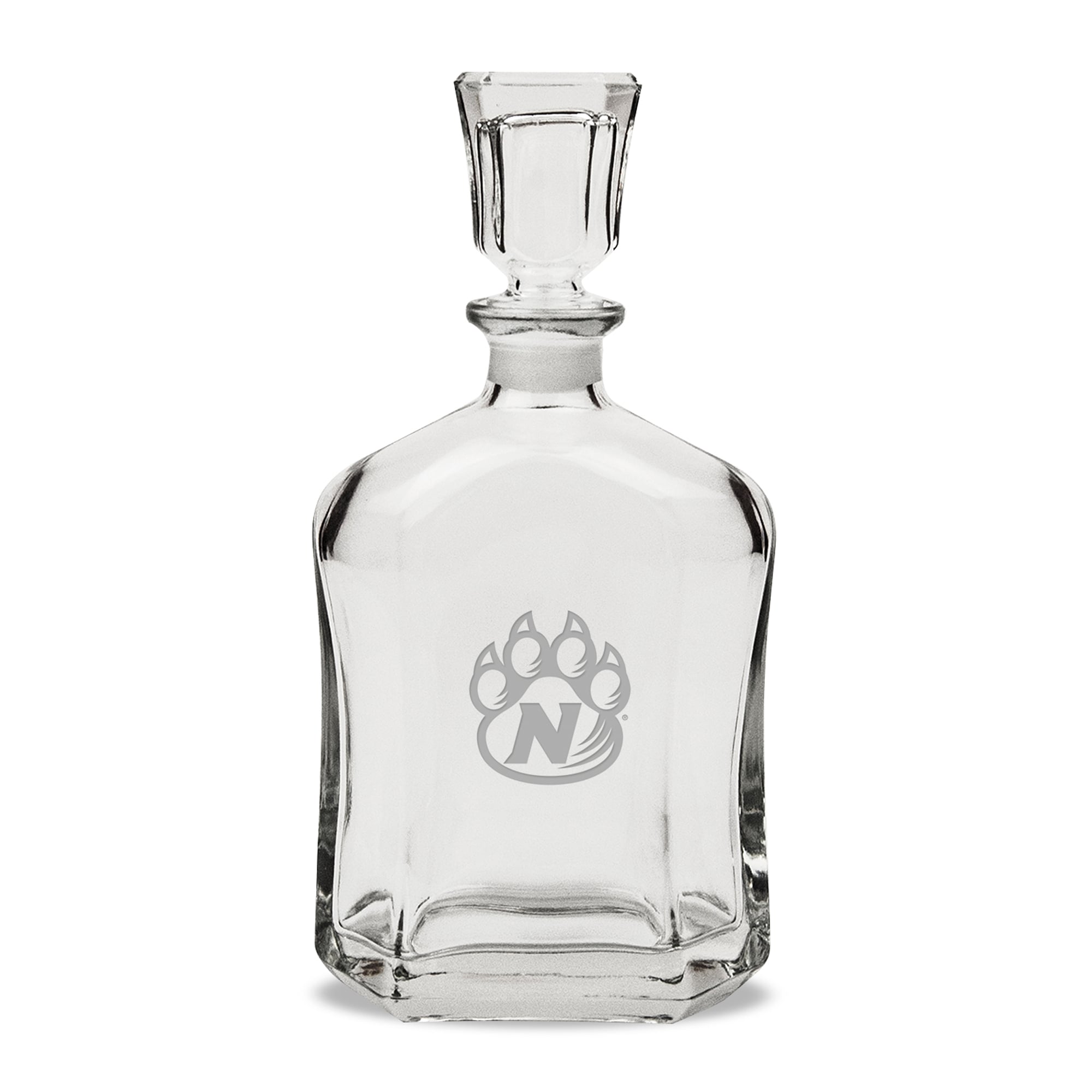 Northwest Missouri State Bearcats 23.75oz. Crystal Whisky Decanter