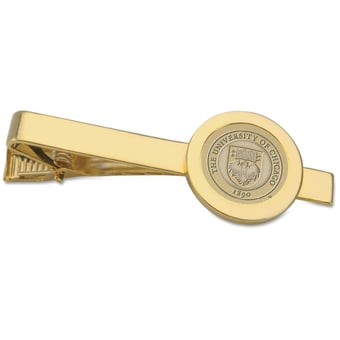 Gold UChicago Maroons Logo Tie Bar