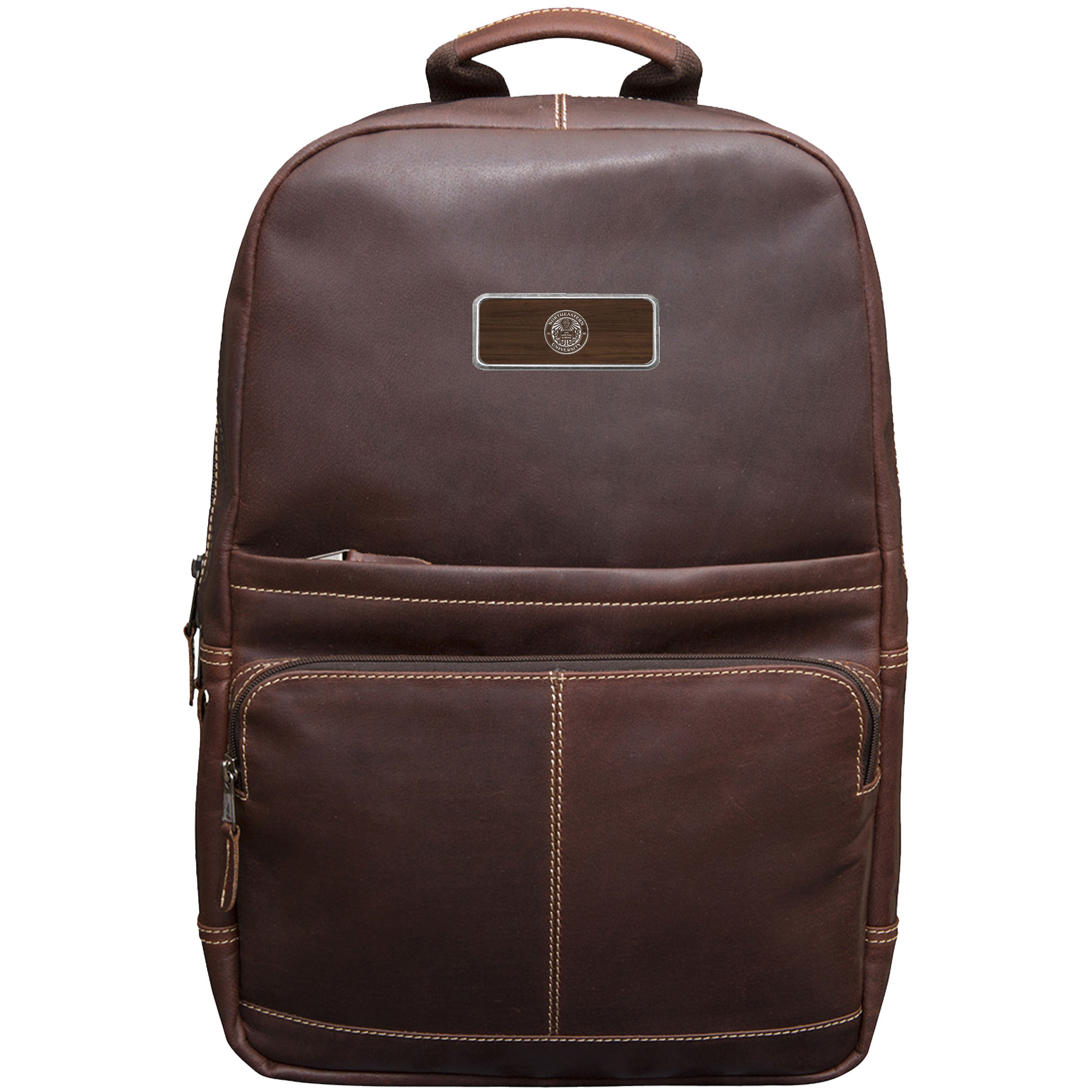 Brown Northeastern Huskies Logo Plate Kannah Canyon Backpack