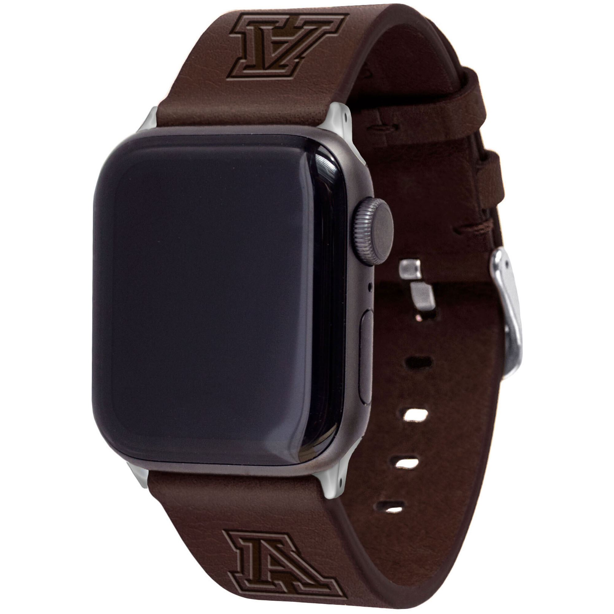 Brown Arizona Wildcats Leather Apple Watch Band