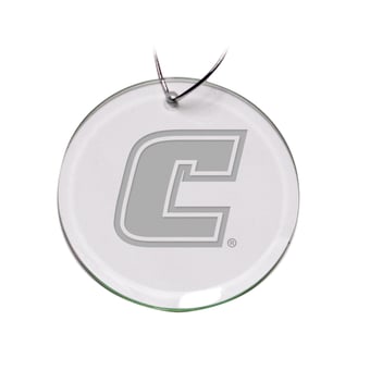 Tennessee Chattanooga Mocs 3'' Round Glass Ornament