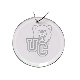Ursinus Bears 3'' Round Glass Ornament