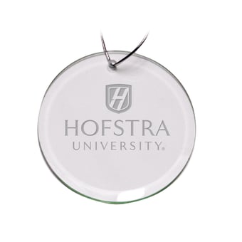 Hofstra University Pride 3'' Round Glass Ornament