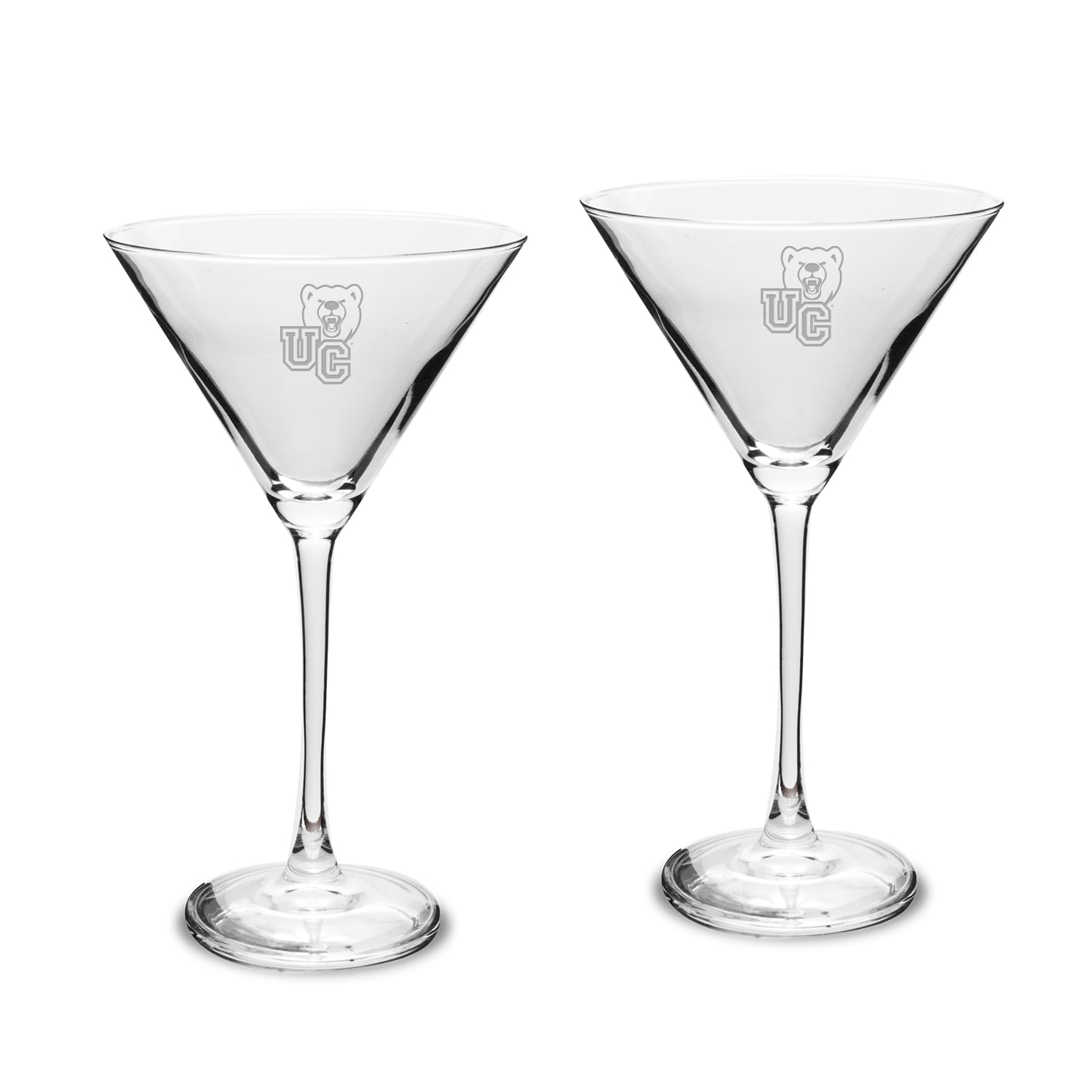 Ursinus Bears Two-Piece Traditional 10oz. Martini Glass Set
