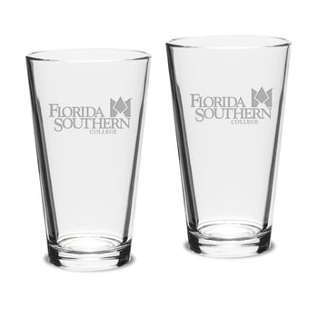 Florida Southern Moccasins 16oz. 2-Piece Classic Pub Glass Set