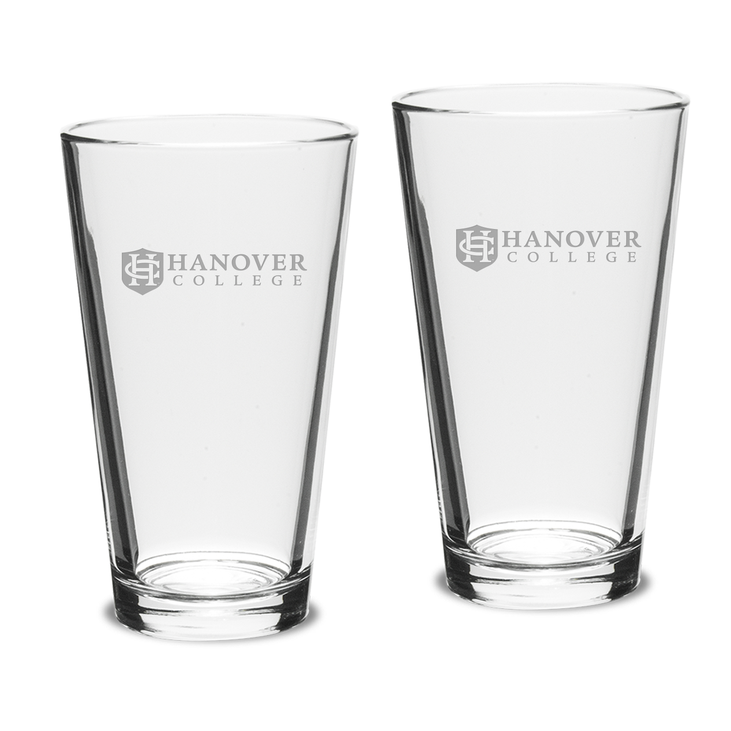 Hanover Panthers 16oz. 2-Piece Classic Pub Glass Set