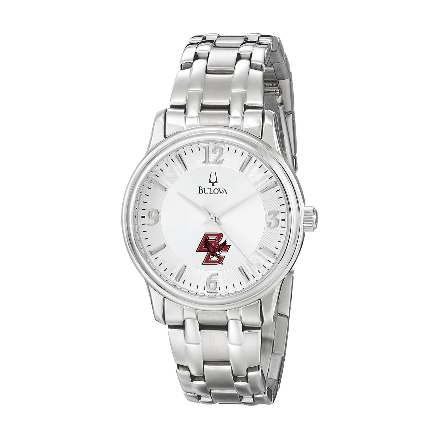 Men's Bulova  Silver Boston College Eagles