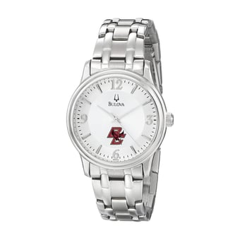 Men's Bulova  Silver Boston College Eagles