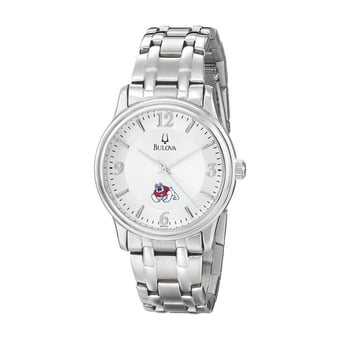 Men's Bulova  Silver Fresno State Bulldogs