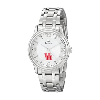 Men's Bulova  Silver Houston Cougars