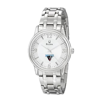 Men's Bulova  Silver Maine Black Bears