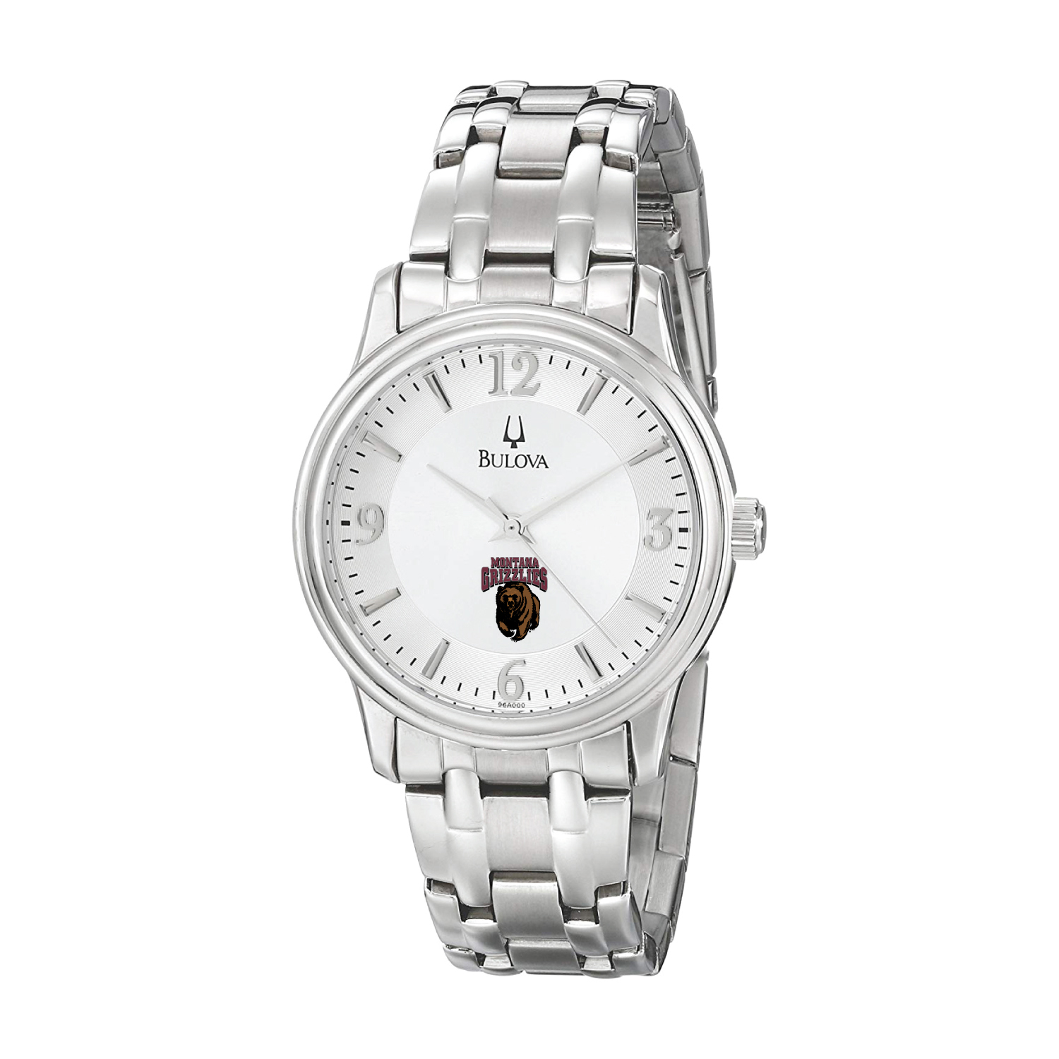 Men's Bulova  Silver Montana Grizzlies